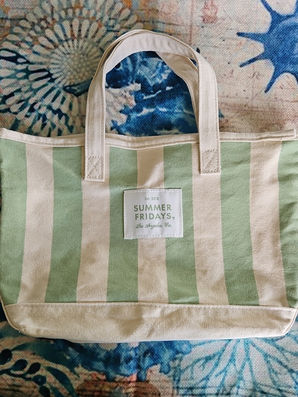 Summer Fridays Canvas Tote